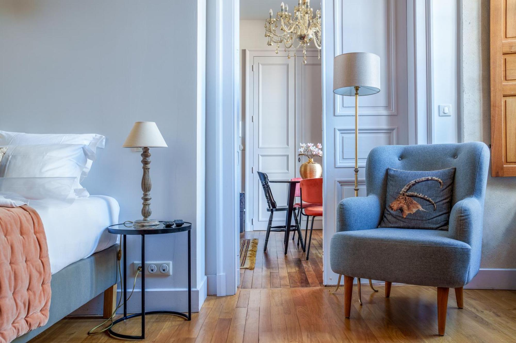 Appartement Raffine Vue Cathedrale, Jardin, Wifi Tours Eksteriør bilde